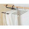 31545 13 5 pair pull out wardrobe trouser rack