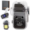 32373 17 plasma lighter with led lamp electric usb
