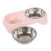 33753 23 kovovy dvojity box pro psy 350 ml x 2