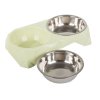 33753 24 kovovy dvojity box pro psy 350 ml x 2