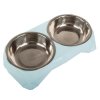 33753 19 kovovy dvojity box pro psy 350 ml x 2
