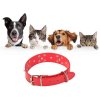 33972 25 obojek pro psy s cvocky z ekologicke kuze nastavitelny xl