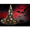 34143 22 halloweensky carodejnicky klobouk