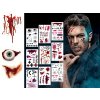 44997 13 tetovani halloween falesny realisticky omyvatelny prevlek