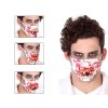 45123 10 krvave zuby maska halloween horor prevlek halloween kostym