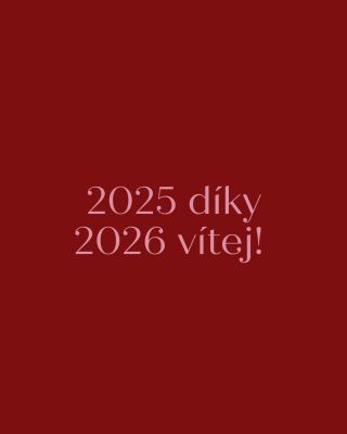Toto byl rok 2025.♥️ Uvedli jsme hned několik novinek – ponožky, kšiltovku a tričko Sebeláska, čaj Neboj se snít a svíčky...
