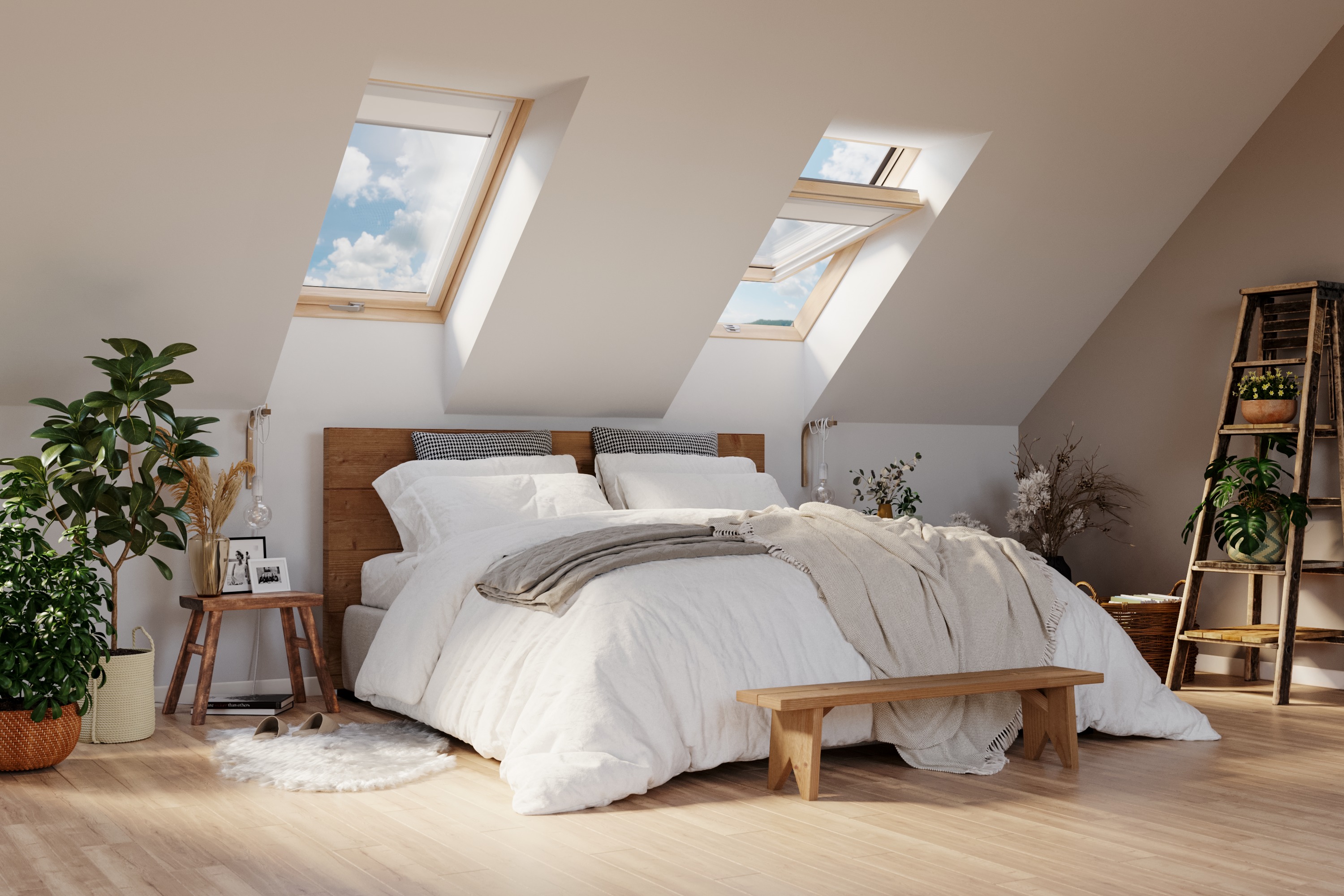 Dřevěná střešní okna