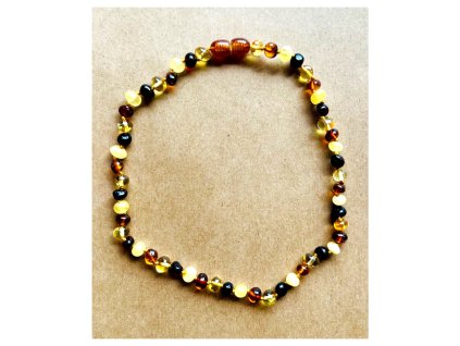 Jantarový náhrdelník pro miminka