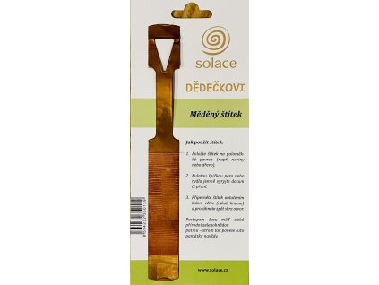 Měděný štítek pro uchování vzpomínek - Dědečkovi