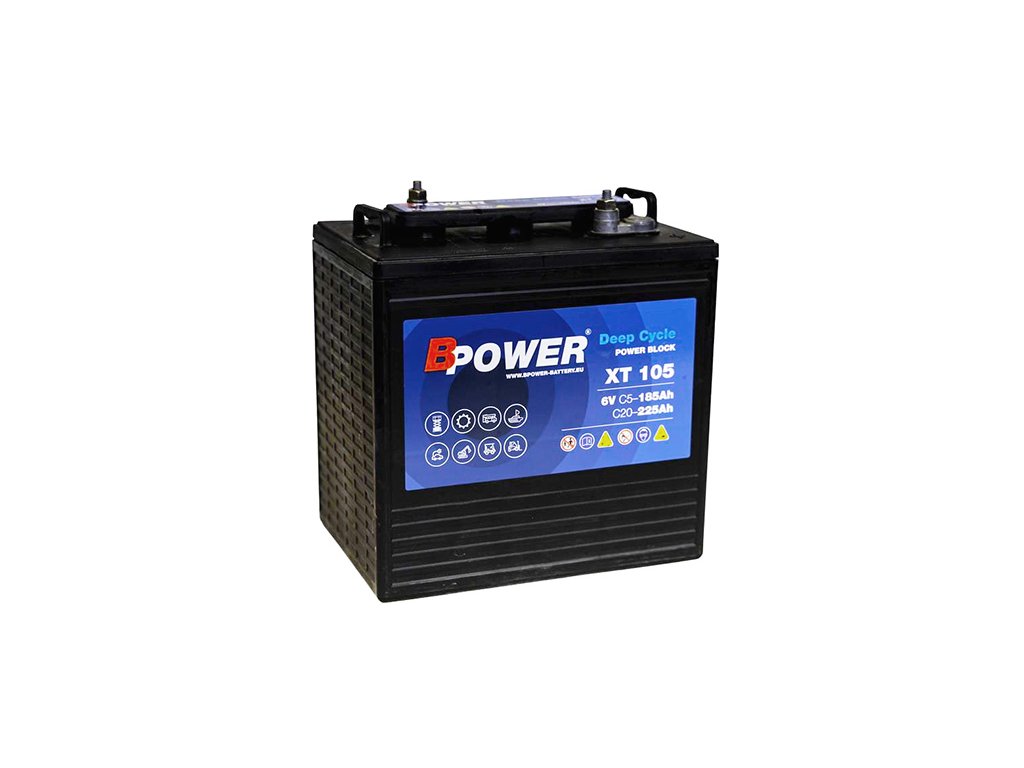 Trakční baterie BPOWER XT 105, 225Ah, 6V