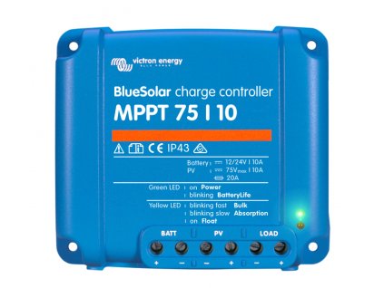 Victron Energy Solární regulátor BlueSolar MPPT 75/10, 12/24V, 10A