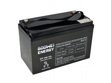 Trakční (GEL) baterie GOOWEI ENERGY OTL100-12, 100Ah, 12V