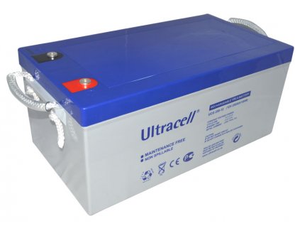 Ultracell UCG250-12 (12V - 250Ah), VRLA-GEL trakční baterie