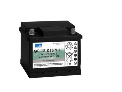 Gelový trakční akumulátor SONNENSCHEIN GF 12 033 Y 1, 12V, C5/33Ah, C20/38