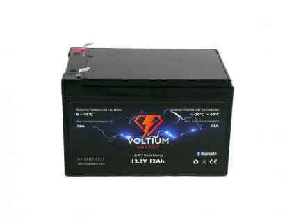 Voltium Energy LiFePO4 smart baterie VE-SPBT-1212, 12.8V, 12Ah