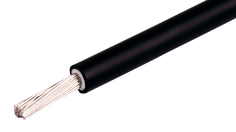 Levně KBE Solární kabel SOL 4.0mm2 černá