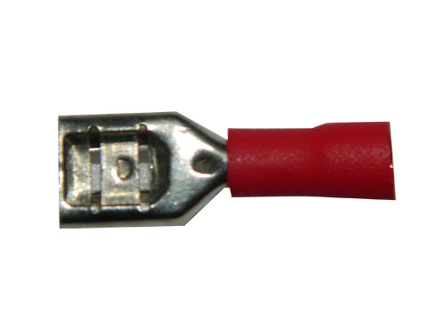 OEM Faston zásuvka FH63X08RT 6,3x0,8 mm; 0,5-1,5 mm2; červený