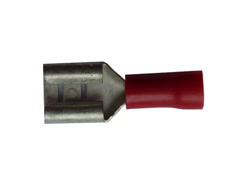 OEM Faston zásuvka FH48x05RT 4,8x0,5 mm; 0,5-1,5 mm2; červený