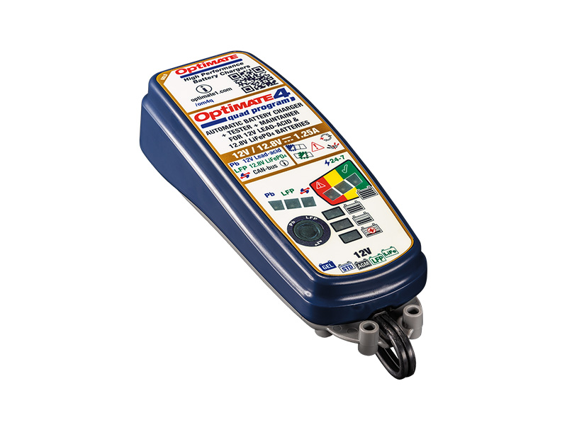 TECMATE nabíječka OPTIMATE 4 QUAD 12V/12.8-1.25A TM630