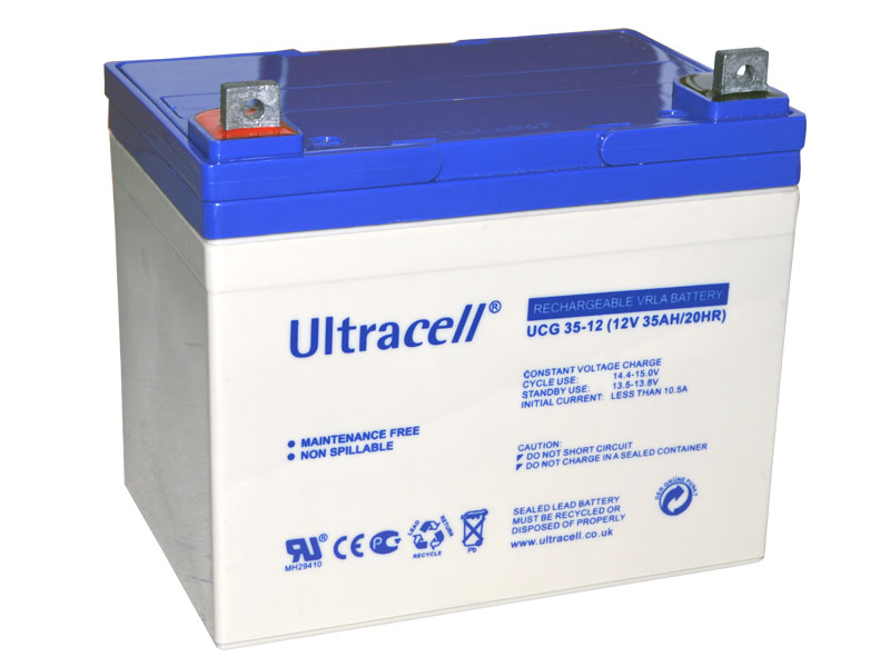 Levně Ultracell UCG35-12 (12V - 35Ah), VRLA-GEL trakční baterie