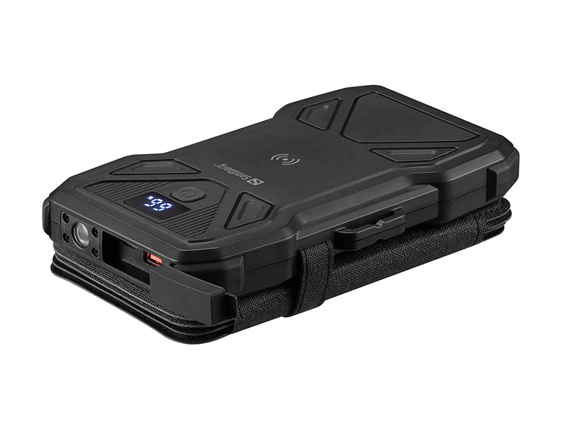 Levně Sandberg solární powerbanka 5-panelů 421-05 10000mAh 37Wh