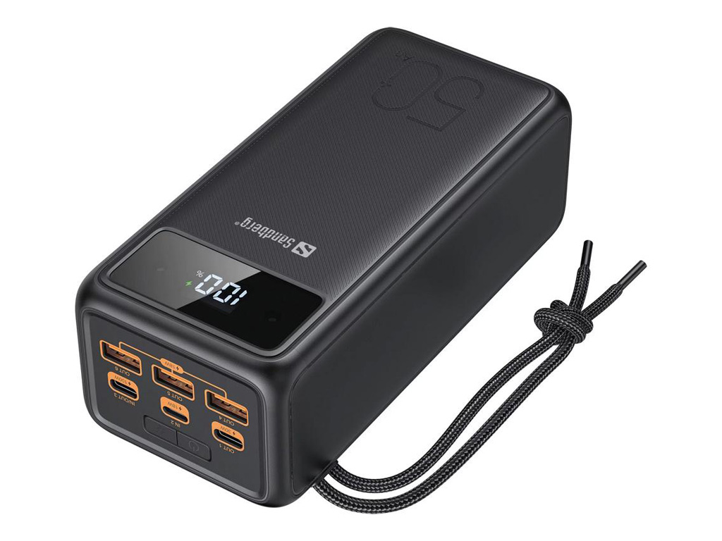 Levně Sandberg Powerbank USB-C PD 130W 50000 černá 420-75