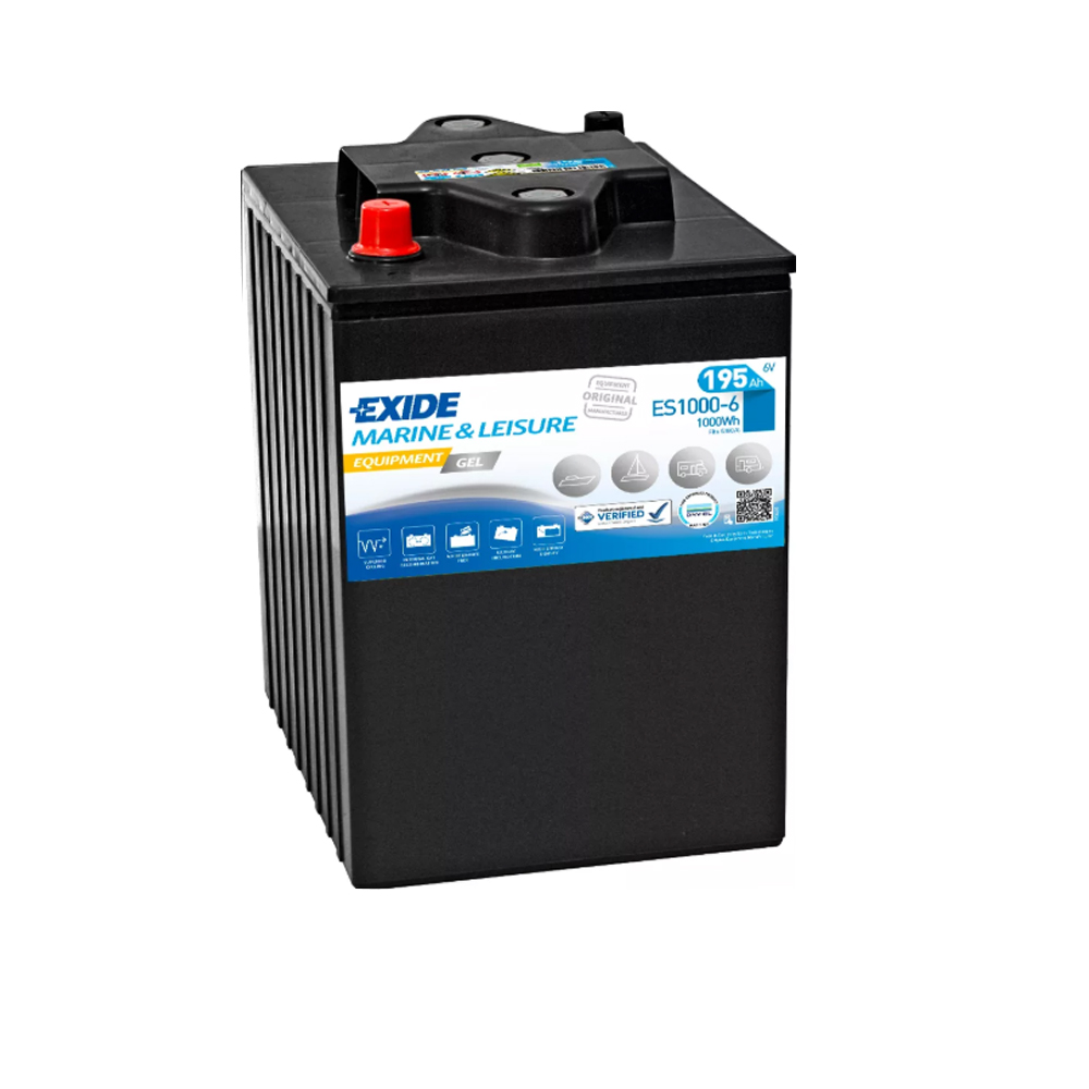 Levně Baterie EXIDE EQUIPMENT GEL 190Ah 6V ES1000-6