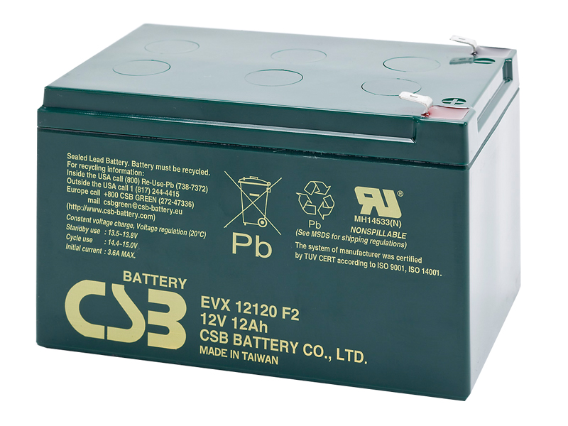 Levně Baterie CSB EVX12120 F2 12V 12Ah