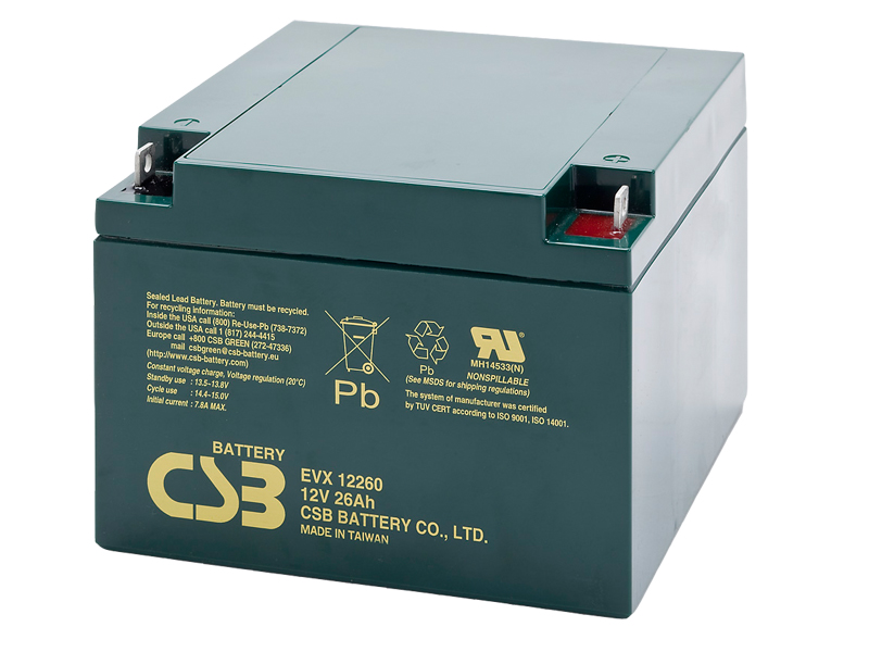 Levně Baterie CSB EVX12260 12V 26Ah