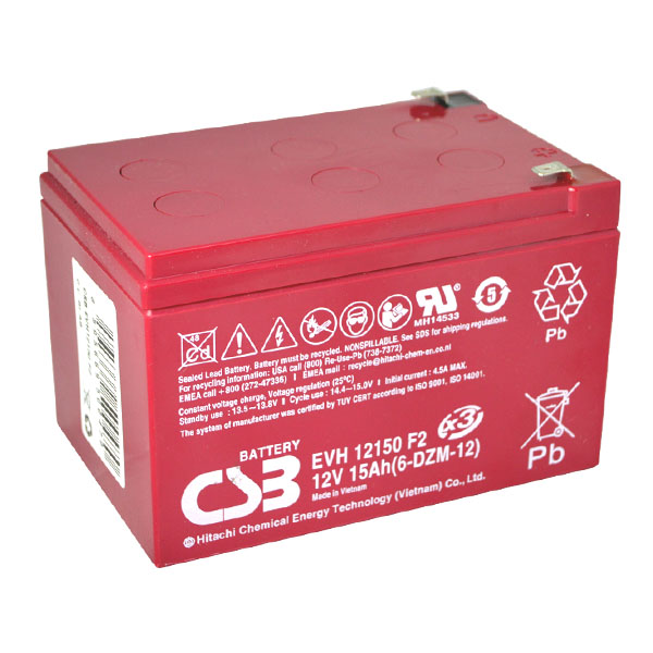 Levně Baterie CSB EVH12150 6-DZM-12 12V 15Ah