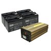 Set trakční baterie 4x GOOWEI ENERGY OTL100-12 (100Ah) + měnič ROGERELE REP5000-48 (5000W), 48V