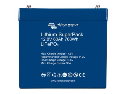 6378 O victron energy lithium superpack 12 8v 60ah 768wh front kopie