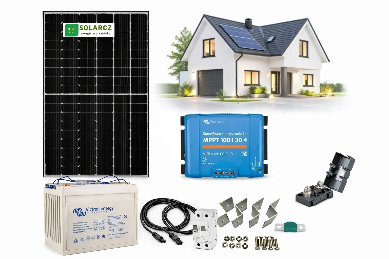 MAXX Solární sestava JA Solar 385Wp - MPPT Victron Energy