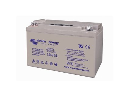 130 O bat412101100 12v 110ah gel deep cycle battery left