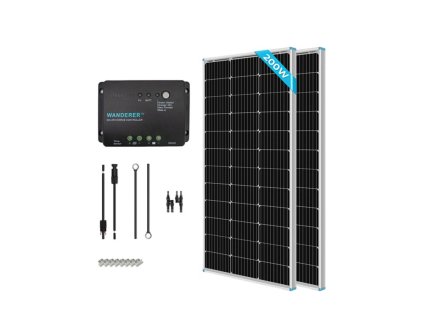 157512 7 renogy solarny set 200w 12v s 30a pwm regulatorom nabijania