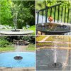 ih14mini solar fountain pool pond waterfall sun fountain garden decoration outdoor bird bath solar powered fountain optimized optimized