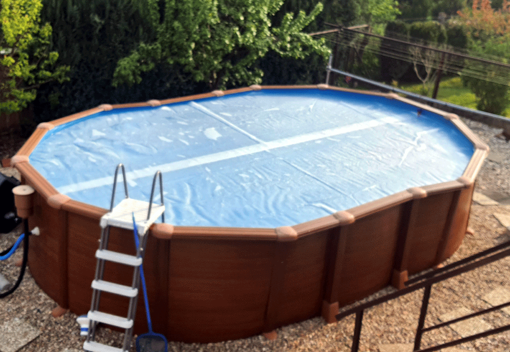 Solarna plachta Cornisun na bazéne 4 x 6 m