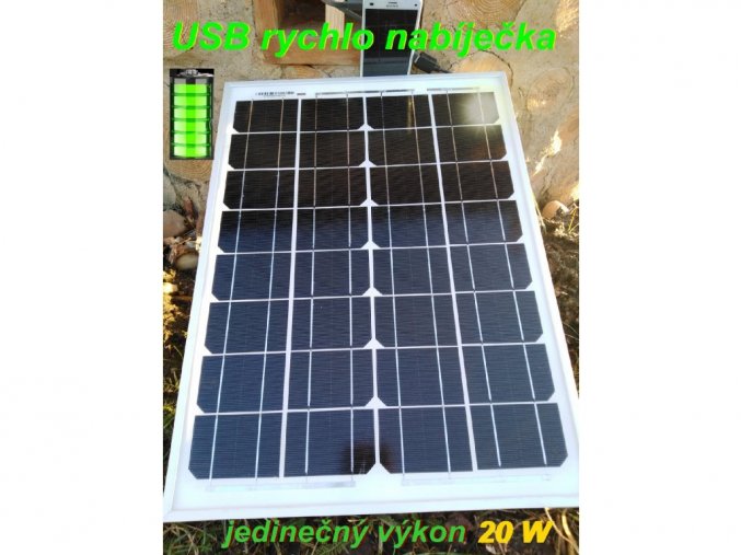 usb solární panel