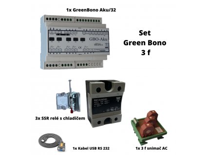 Set GreenBono - vytěžovač FVE - 3 fáze