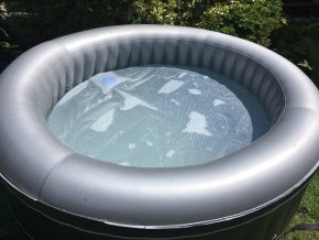solární plachta na vířivku kruh 160 cm