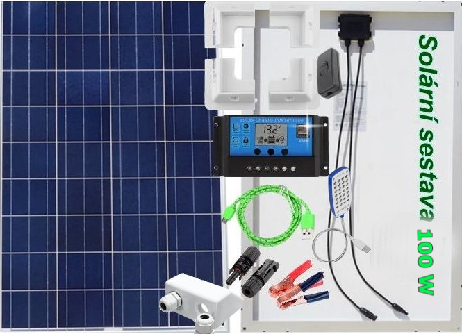 solární fotovoltaický panel 100W
