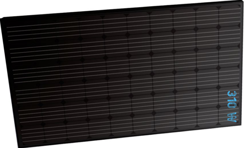 celočerný solární panel