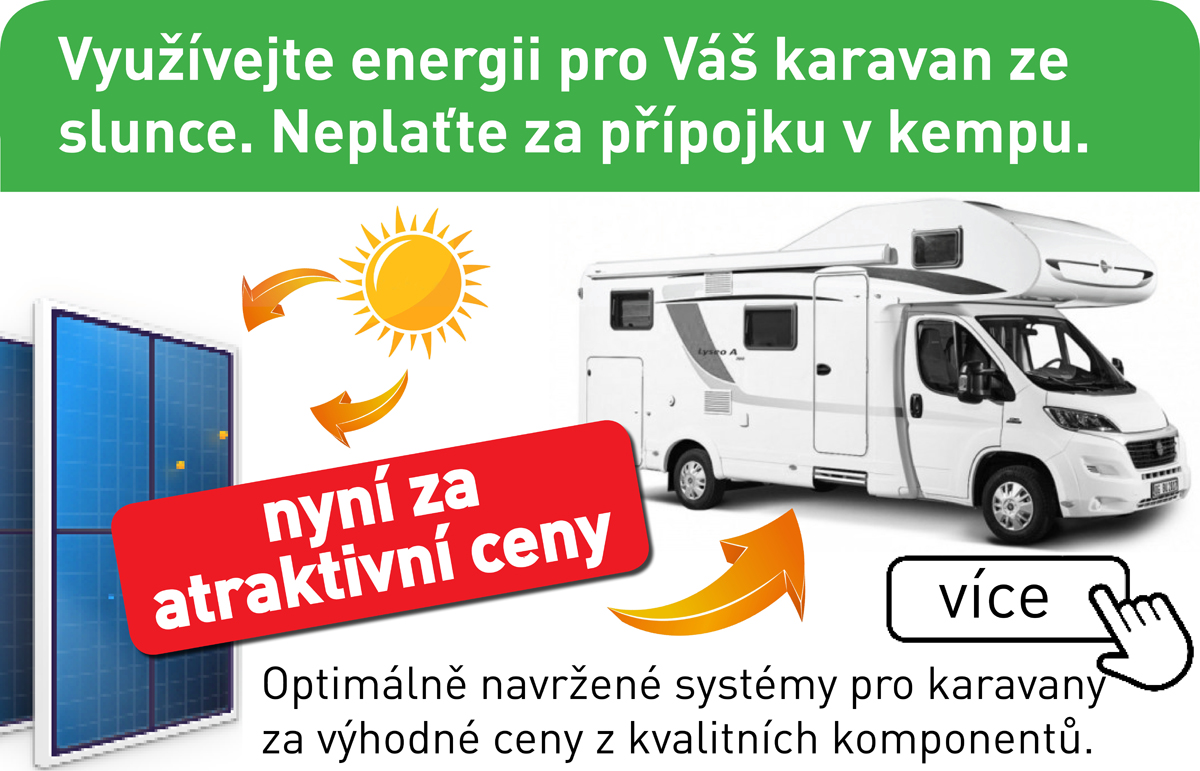 solarní systém karavan - akční cena