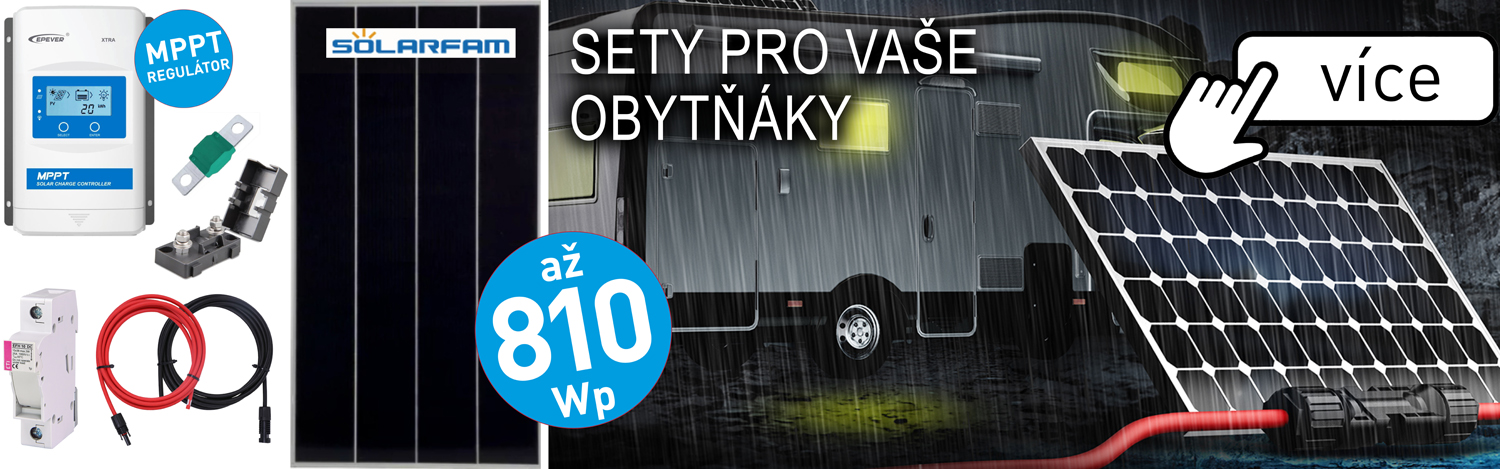 Solární sestavy karavany