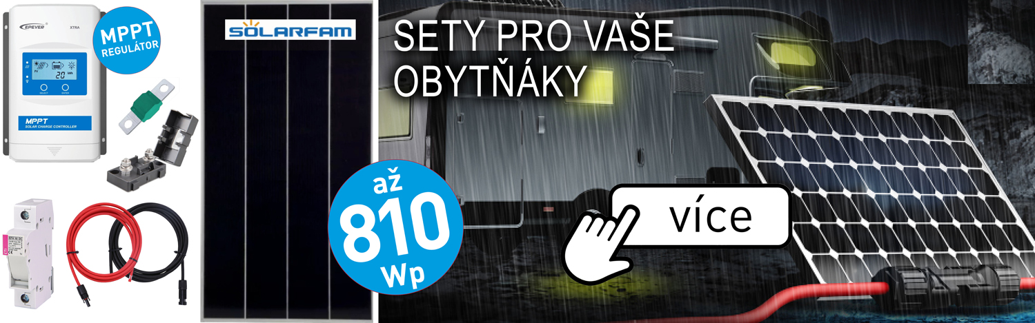 Solární sestavy karavany
