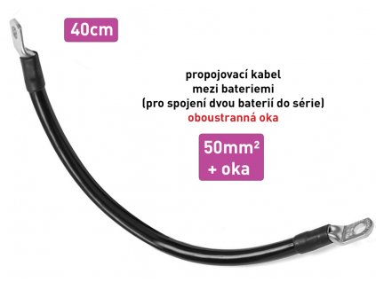 kabel propojovaci k baterii 50cm