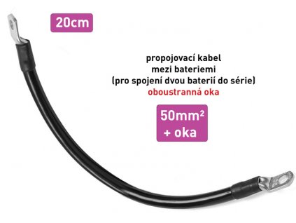 kabel propojovaci k baterii 50cm