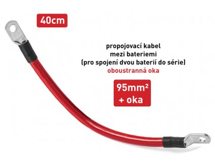 kabel propojovaci k baterii 95 40cm