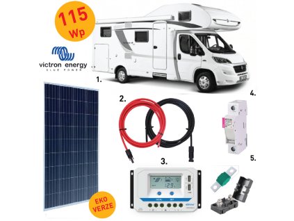 solarni sestava karavan 115 pwm wp