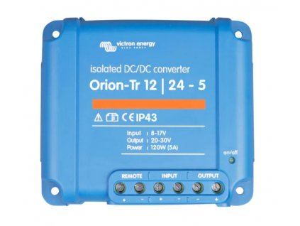 DC DC konvertor Orion Tr 12 24 5A 120W